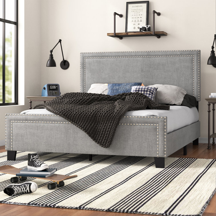 Macys parker deals upholstered bed